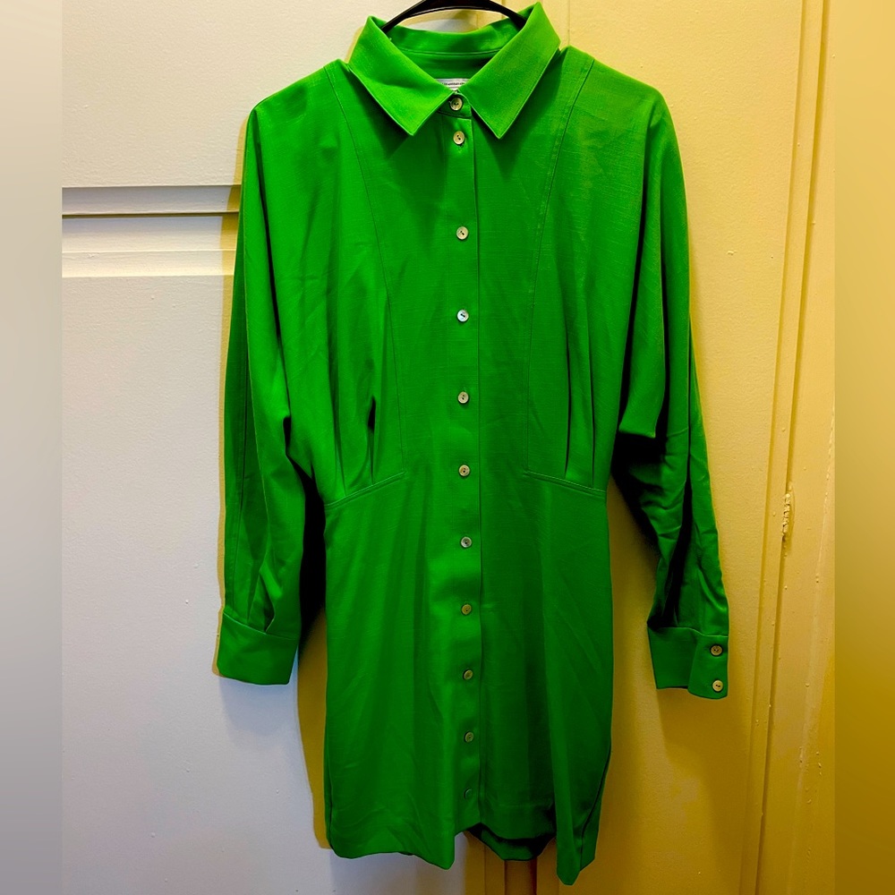 & other stories dress in like green size 6